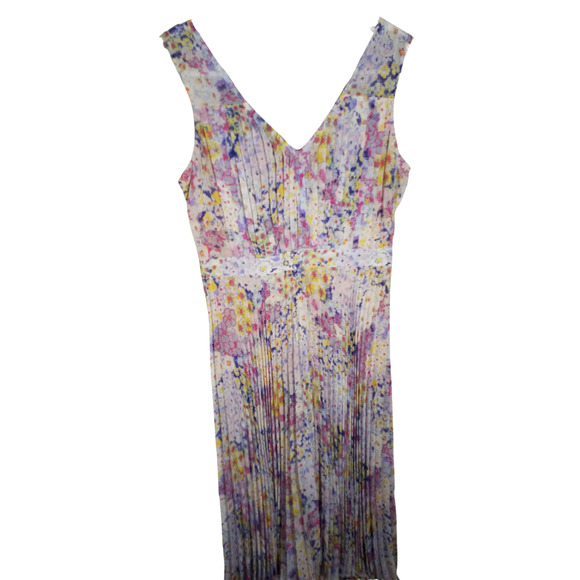 Plenty by Tracy Reese Floral Dress Women’s 2 Sleeveless Zip Up Lined - Picture 2 of 6